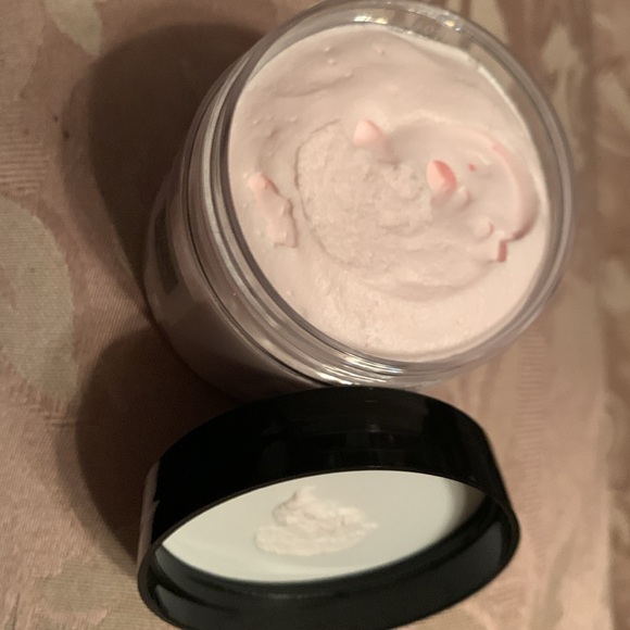 Handcrafted Pink Peppermint Snow Triple Whipped Body Butter Made Small Batches - Picture 11 of 15